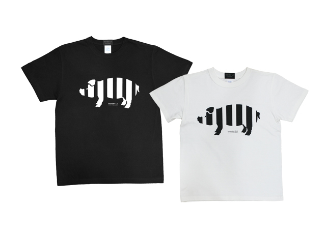 ボーダールーのオリジナルロゴTシャツ